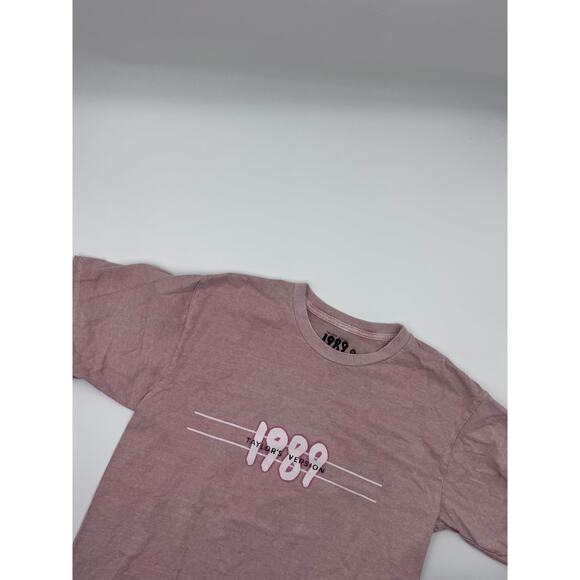 Taylor Swift 1989 Pink T Shirt Size Medium - Picture 1 of 3